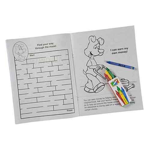 Additional Image 1 - a coloring book with a pencil