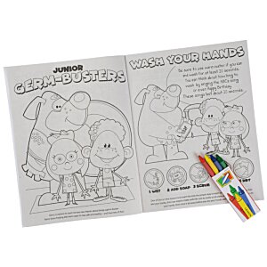 Additional Image 1 - a coloring book with a pencil