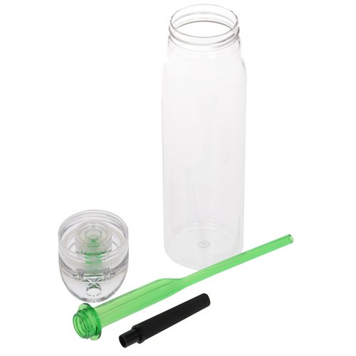 Additional Image 1 - a white cylinder with a black straw and a green tube