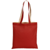 View Image 2 of 3 of Lightweight Two-Tone Cotton Tote