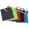 View Image 3 of 3 of Lightweight Two-Tone Cotton Tote