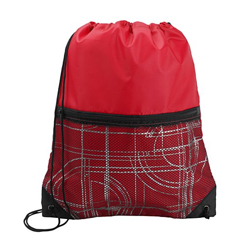 Additional Image 1 - a red and black backpack