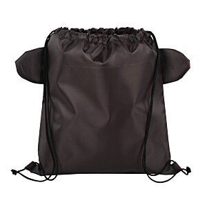Additional Image 1 - a black backpack with straps