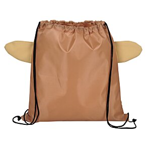 Additional Image 1 - a brown bag with a black strap