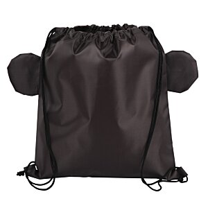 Additional Image 1 - a black backpack with two ears