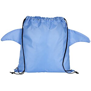 Additional Image 1 - a blue backpack with black straps