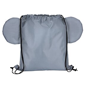Additional Image 1 - a grey backpack with two circles on it