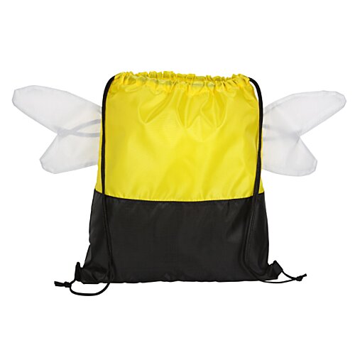 Additional Image 1 - a yellow and black backpack with wings