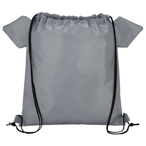 Additional Image 1 - a grey backpack with a black strap