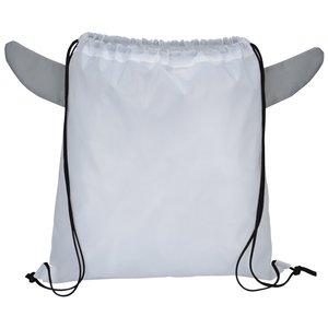 Additional Image 1 - a white backpack with grey wings