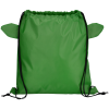 a green backpack with straps