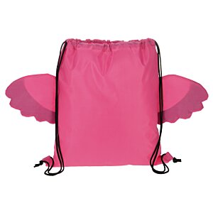 Additional Image 1 - a pink backpack with wings
