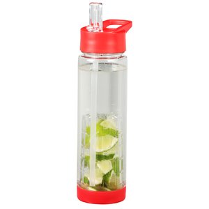 Additional Image 1 - a bottle with a straw filled with fruit