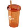 View Image 2 of 4 of Tutti Frutti Infuser Tumbler with Straw - 20 oz.
