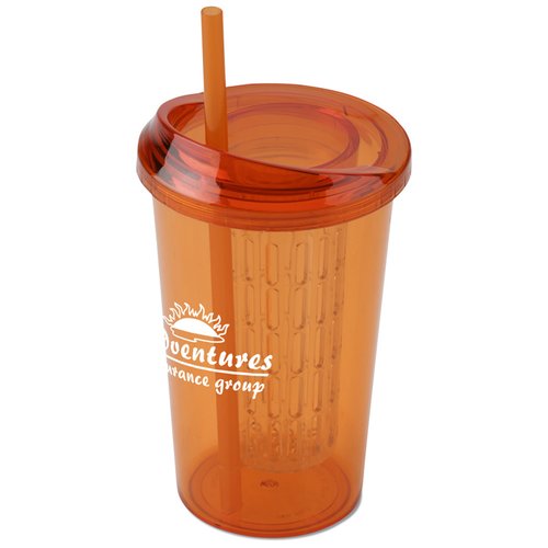 Additional Image 1 - a plastic cup with a straw