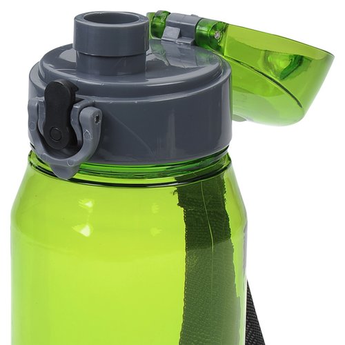 Additional Image 3 - a green water bottle with a black lid