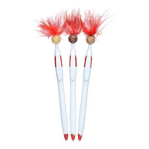 Additional Image 2 - a group of red and white pens