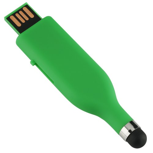 Additional Image 2 - a green usb flash drive