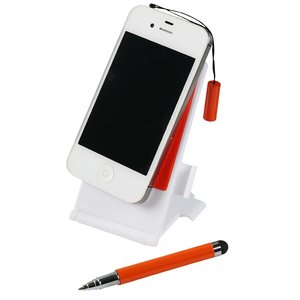 Additional Image 2 - a cell phone on a stand next to a pen