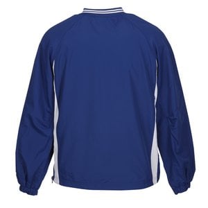 Additional Image 1 - a blue shirt with white stripes