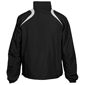 Additional Image 1 - a black jacket with white stripes