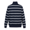 View Image 2 of 3 of Crosswind Striped 1/4-Zip Sweatshirt - Embroidered