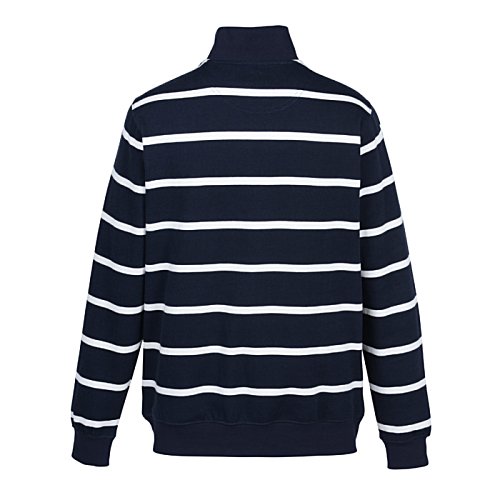 Additional Image 1 - a black and white striped sweater