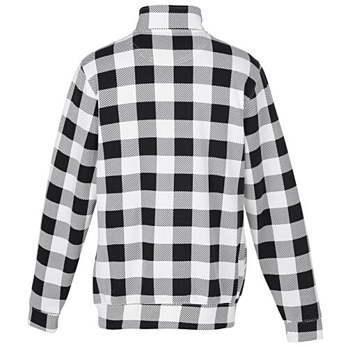 Additional Image 1 - a black and white plaid shirt