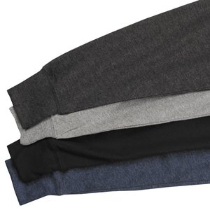 Additional Image 1 - a stack of black and grey pants