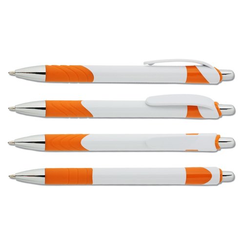 Additional Image 2 - a group of pens with orange caps