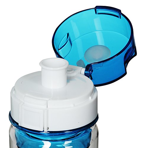 Additional Image 1 - a blue and white water bottle