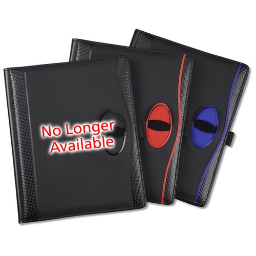 Additional Image 1 - a group of black folders with red and blue text
