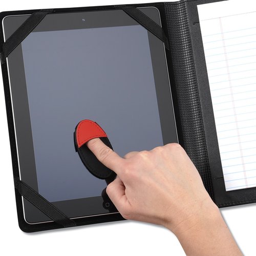 Additional Image 3 - a hand pressing a red button