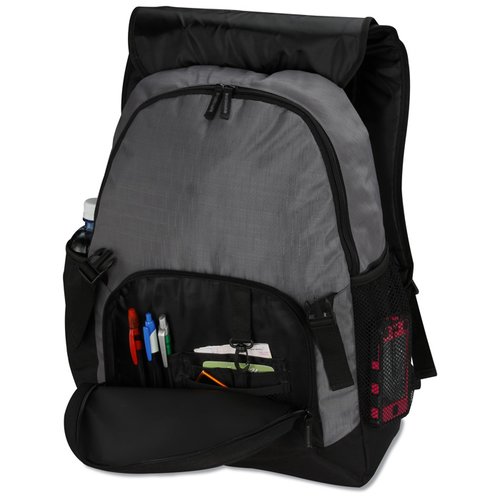 Additional Image 3 - a black and grey backpack