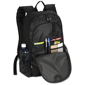 Additional Image 3 - a black backpack with a pocket