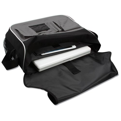 Additional Image 2 - a black bag with a silver object in it