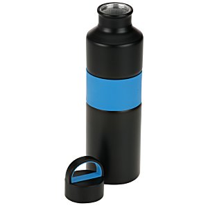 Additional Image 2 - a black and blue water bottle