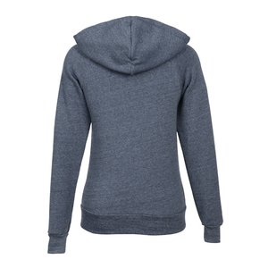 Additional Image 2 - a back view of a grey hoodie
