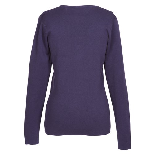Additional Image 1 - a purple long sleeved shirt