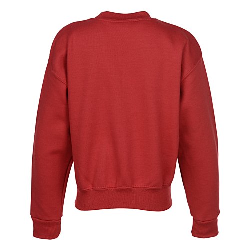 Additional Image 2 - a red sweatshirt on a white background