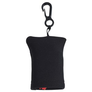 Additional Image 2 - a black bag with a snap hook