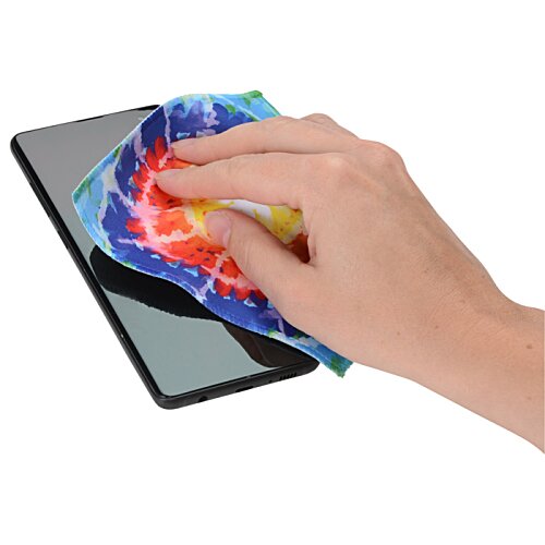 Additional Image 1 - a hand holding a sponge to wipe a phone