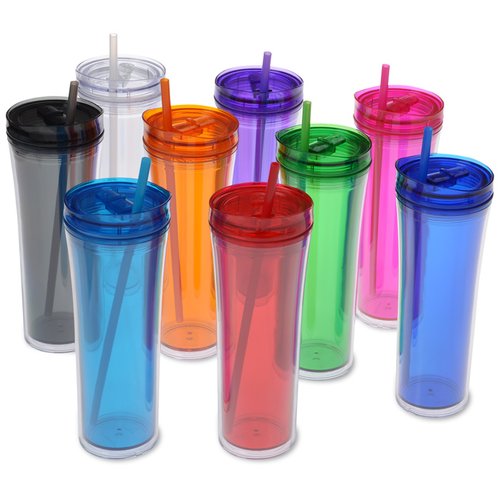 Additional Image 1 - a group of colorful plastic cups