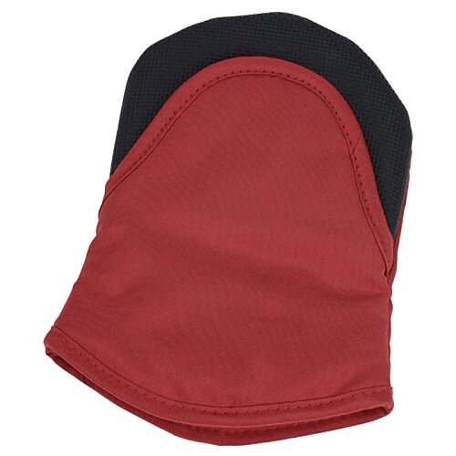 Additional Image 2 - a red and black oven mitt
