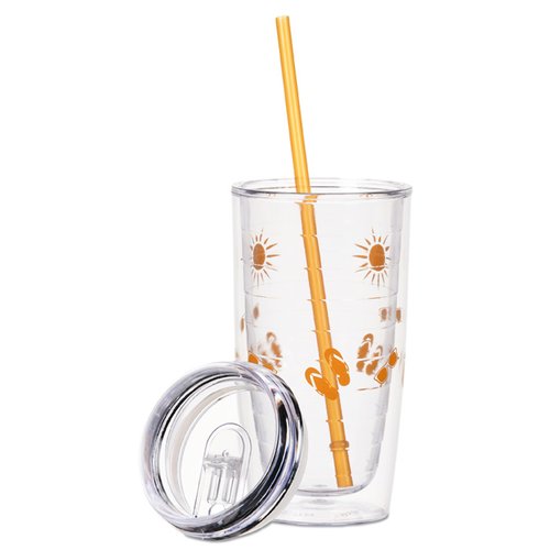 Additional Image 1 - a glass with a straw and a circle