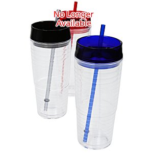 Additional Image 1 - two plastic cups with straws