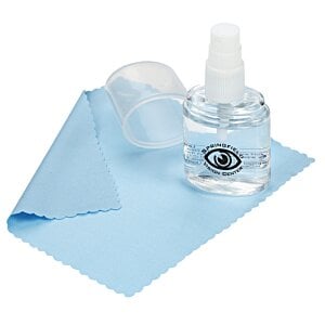 Additional Image 1 - a bottle of liquid on a blue napkin