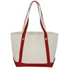 View Image 2 of 3 of Canvas 12 oz. Sailing Tote - 13" x 20-1/2" - 24 hr