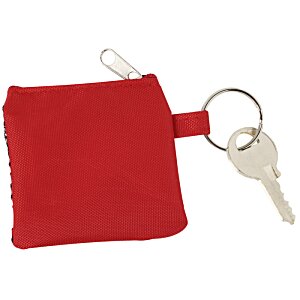 Additional Image 3 - a red key chain with a key
