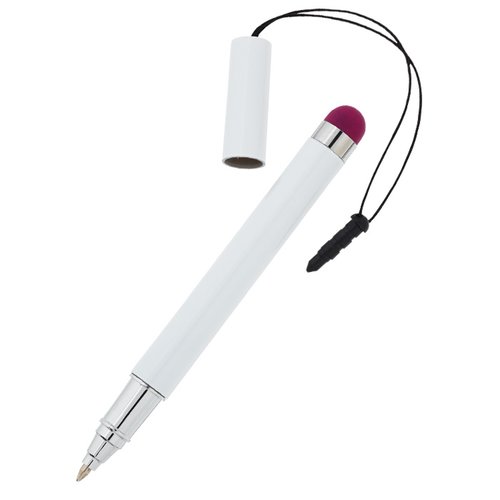 Additional Image 2 - a white pen with a black cord